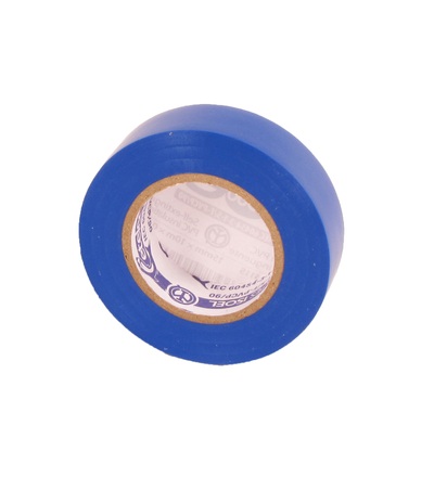 PVC izolační páska 4PRO NA8125 modrá, samozhášivá 25mmx25mx0,15mm, ELEMAN 1099129