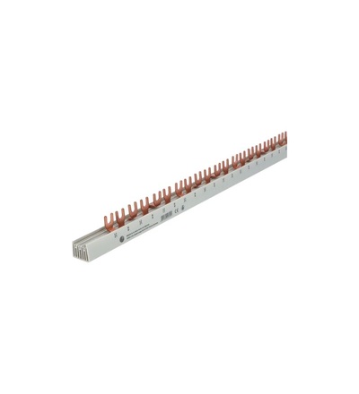 Prop. lišta G-L1+N-L2+N-L3+N-1000/16C, vidlička, 4pól., 80A, rozteč 17,8mm, ELEMAN 1100363