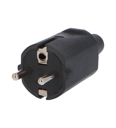 FAMATEL Vidlice 1106 IP20, GUMA, černá 1106