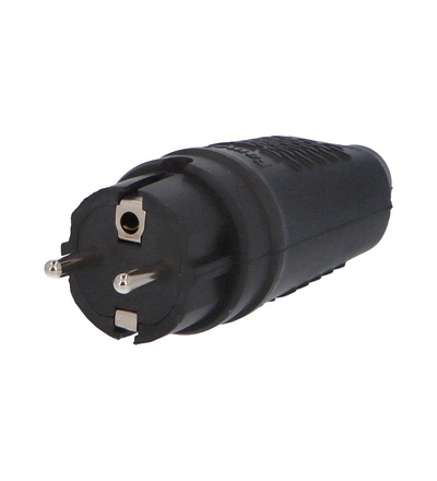 FAMATEL Vidlice 1107 IP44, GUMA, černá 1107