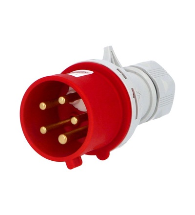 FAMATEL Vidlice se změnou fáze 13313 IP44/400V/32A/5P 6h, 13313