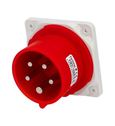 FAMATEL Přívodka vestavná 13371 IP44/400V/16A/5P 6h přímá 13371