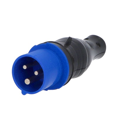 FAMATEL Adaptér 1820 PLUG SHELL IP44/200-250V/16A/6h 2P 50-60Hz - pro dom. vidlice , 1820