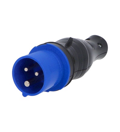 FAMATEL Adaptér 1821 PLUG SHELL IP44/200-250V/16A/6h 2P+P 50-60Hz - pro dom. vidlice UNI SCHUKO, 1821
