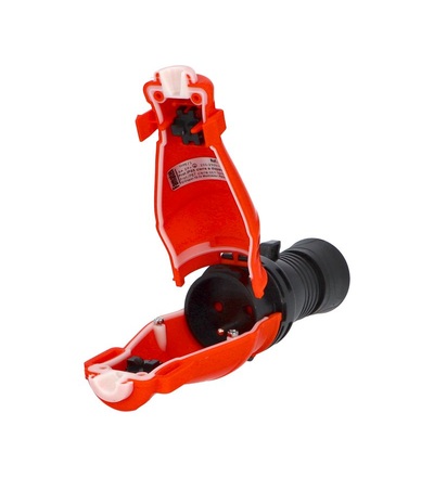 Spojka 1825 POWER SHELL IP65-IP67/230V/16A - pro domovní vidlice (pro zvýšení krytí), FAMATEL 1825