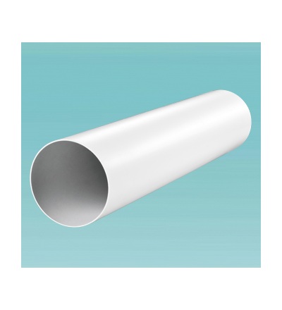 Potrubí VENTS 2010 - 1m/125mm PVC, vzduchotechnické, ELEMAN 1002010
