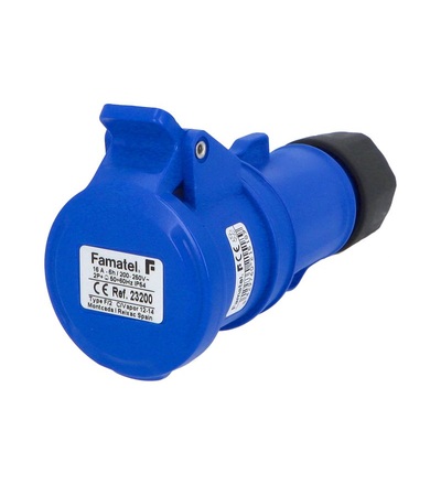FAMATEL Spojka 23200 IP44 230V 16A 3P 6h 23200