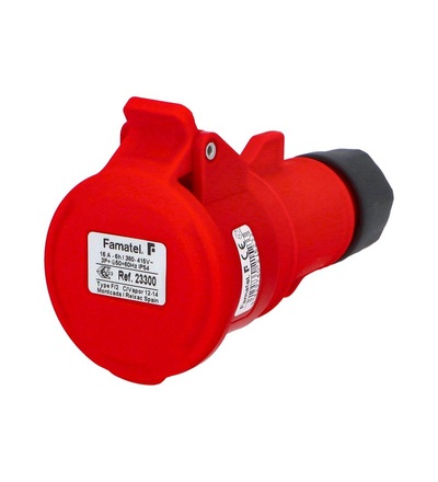 FAMATEL Spojka 23300 IP44/400V/16A/4P 6h, přímá 23300