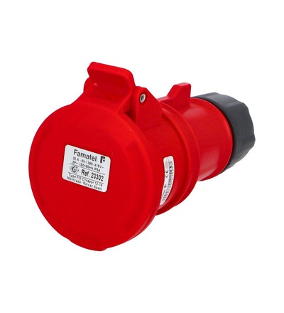 FAMATEL Spojka 23302 IP44 400V 32A 4P 6h 23302