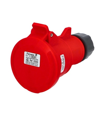 FAMATEL Spojka 23303 IP44/400V/32A/5P 6h 23303