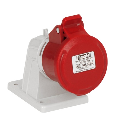 FAMATEL Zásuvka vestavná 23350 IP44 400V 16A 4P 6h 23350