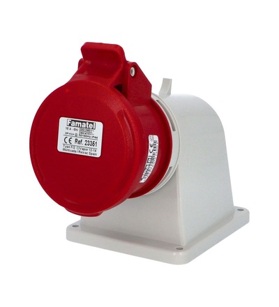 FAMATEL Zásuvka vestavná 23351 IP44 400V 16A 5P 6h 23351