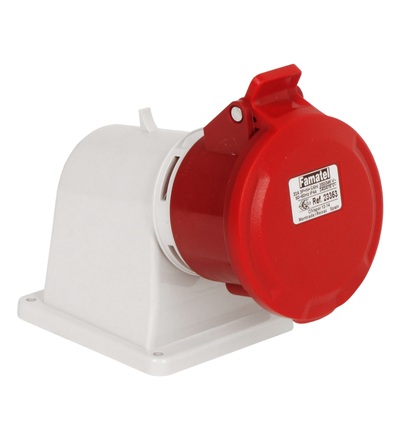 FAMATEL Zásuvka vestavná 23353 IP44 400V 32A 5P 6h 23353