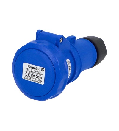 FAMATEL Spojka 24200 IP67 230V 16A 3P 6h 24200