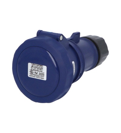 FAMATEL Spojka 24203 IP67 230V 32A 3P 6h 24203