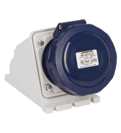 FAMATEL Zásuvka nástěnná 24292 IP67 230V 32A 3P 6h 24292