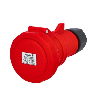 FAMATEL Spojka 24302 IP67 400V 32A 4P 6h 24302