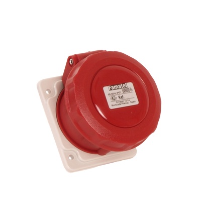FAMATEL Zásuvka vestavná 24370 IP67 400V 16A 4P 6h přímá 24370