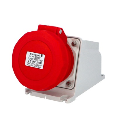 FAMATEL Zásuvka nástěnná 24391 IP67 400V 16A 5P 6h 24391