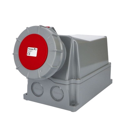 FAMATEL Zásuvka nástěnná 24396 IP67 400V 125A 4P 6h 24396