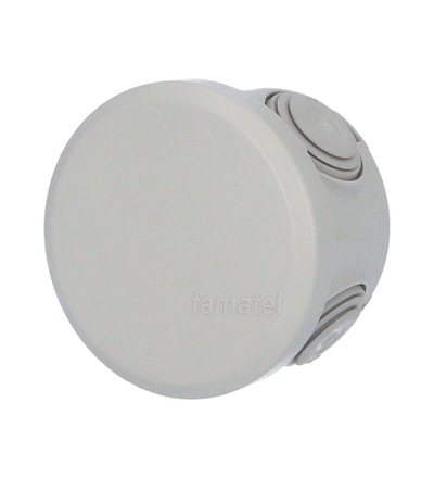 Krabice AcquaBOX 3025 IP65 kulatá, průměr 74x50mm, FAMATEL 3025