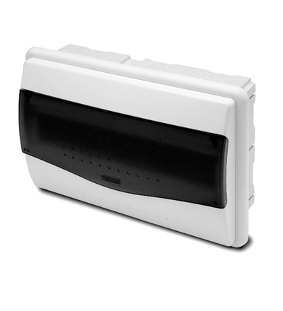 FAMATEL Rozvodnice NUOVA 3512 IP40, 12mod., pod omítku, průhl. dveře, 215x305x100mm 3512