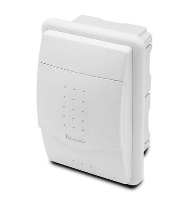 FAMATEL Rozvodnice NUOVA 3704 IP40, 4mod., pod omítku, neprůhl. dveře, 215x140x100mm 3704