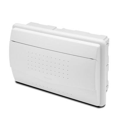 FAMATEL Rozvodnice NUOVA 3712 IP40, 12mod., pod omítku, neprůhl. dveře, 215x305x100mm 3712