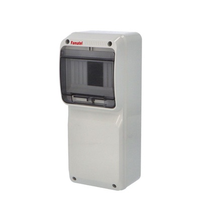 Skříň 3927 ACQUA Combi IP65, 6 modulů, 305x125x107mm, FAMATEL 3927