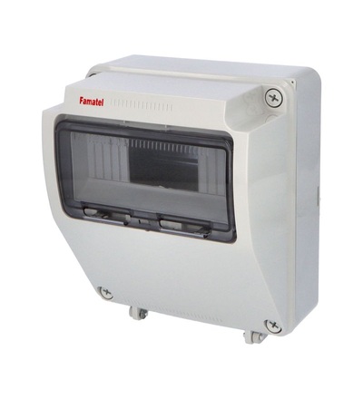 FAMATEL Skříň 3957 ACQUA Combi IP65, 9 modulů, 245x215x155mm 3957
