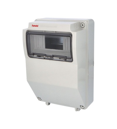 FAMATEL Skříň 3958 ACQUA Combi IP65, 9 modulů, 330x215x155mm 3958