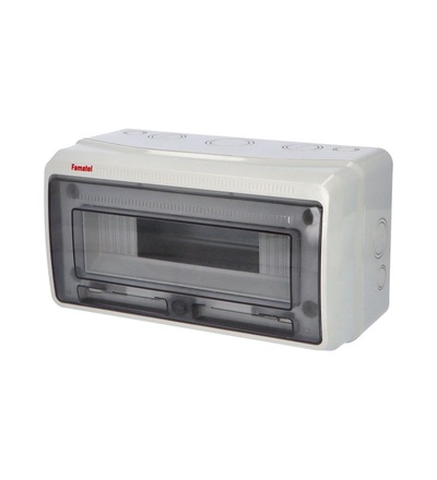 FAMATEL Skříň 3964 ACQUA Combi IP65, 13 modulů, 175x330x130mm (pro rozšíření počtu modulů) 3964