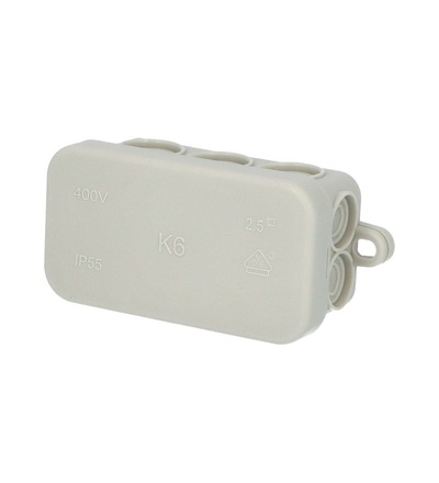 FAMATEL Krabice K6 IP54 rozbočovací, s naklapávacím víčkem, 80x43x36mm 5003