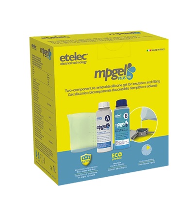 Gel dvousložkový MPGEL-100 (1 litr - 2x láhev 0,5l), zalévací, bez expirace, ELEMAN 1000551