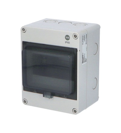 Rozvodnice FLATBOX 5906 IP65, 6mod., na omítku, průhl. dveře, 170x135x114mm, FAMATEL 5906