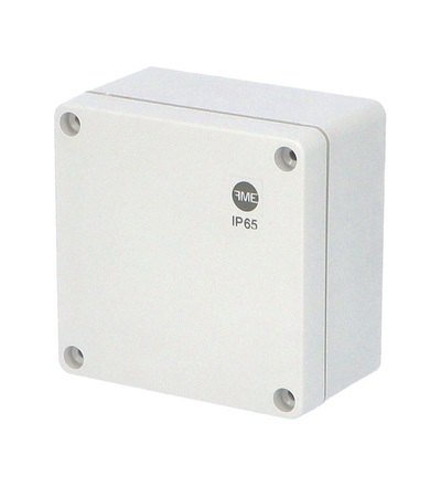 Krabice SolidBox 68010 IP65, 105x105x66mm, plné víko, hladké boky, FAMATEL 68010