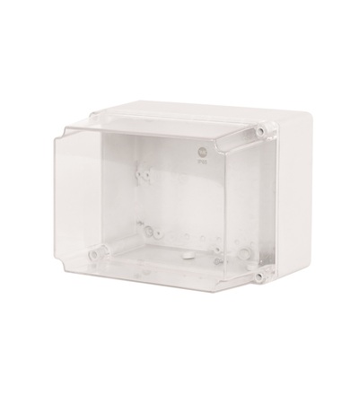 Krabice SolidBox 68141 IP65, 170x135x176 mm, průhledné víko, hladké boky, FAMATEL 68141