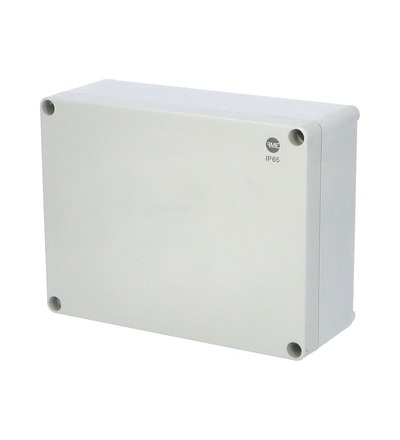 Krabice SolidBox 68160 IP65, 220x170x86mm, plné víko, hladké boky, FAMATEL 68160