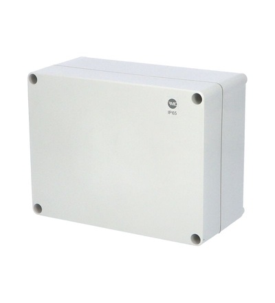Krabice SolidBox 68170 IP65, 220x170x107mm, plné víko, hladké boky, FAMATEL 68170