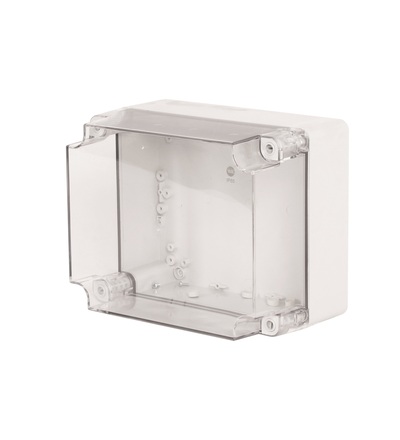 Krabice SolidBox 68211 IP65, 270x220x168mm, průhledné víko, hladké boky, FAMATEL 68211