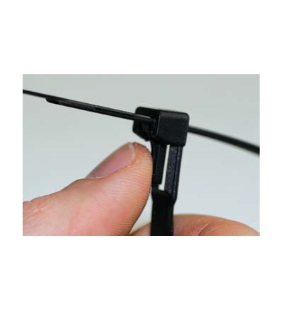 Vázací pásky otevíratelné RIA 280x7,5mm, černá, PA 6.6 (bal.=100ks) /RIA.3.233, ELEMAN 1791312