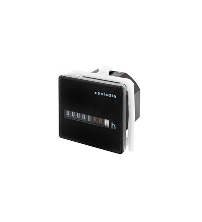 Počítadlo provoz. hodin PALADIN BW 40.18, 24V, 50Hz, černé, do PANELU, bez rám., 48x48mm, ELEMAN 1008160