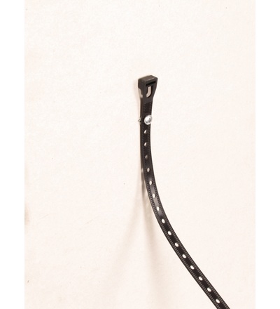 Vázací pásky otevíratelné, děrované - Kabel-Fixx - 385x10 R, černá, PA 6.6, (bal.=100ks), ELEMAN 1794030