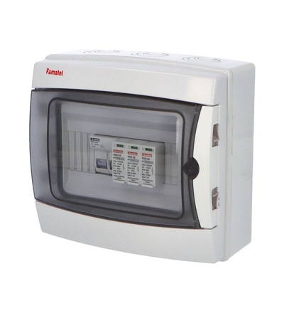 FAMATEL fr004L - Fotovoltaická rozvodnice SolarBOX pro 1 string IP65, DC, Un=1000V, fr004L