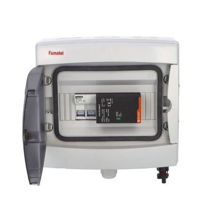 FAMATEL fr005 - Fotovoltaická rozvodnice SolarBOX pro 1 string IP65, DC, Un=1000V, fr005
