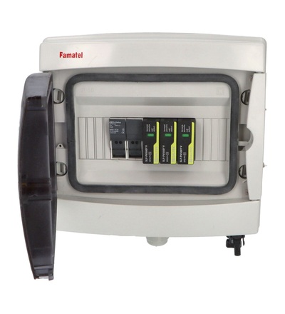 FAMATEL fr006 - Fotovoltaická rozvodnice SolarBOX pro 1 string IP65, DC, Un=1000V, fr006