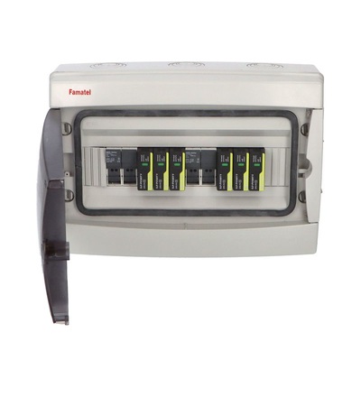 FAMATEL fr013 - Fotovoltaická rozvodnice SolarBOX pro 2 stringy IP65, DC, Un=1000V, fr013
