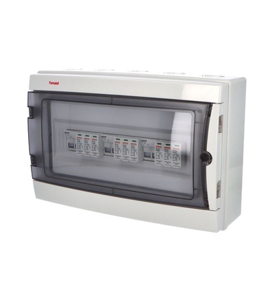 FAMATEL fr017L - Fotovoltaická rozvodnice SolarBOX pro 3 stringy IP65, DC, Un=1000V, fr017L