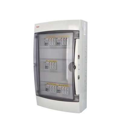FAMATEL fr101L - Fotovoltaická rozvodnice SolarBOX pro 5 stringů IP65, DC, Un=1000V, fr101L