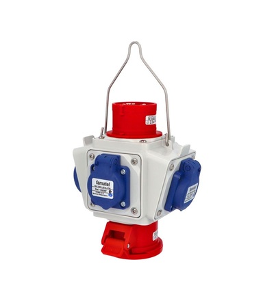 FAMATEL Zás. box závěsný PowerBOX pb2008 IP54 3x230V, 1x400V/16/5, 1x přívodka 400V/16/5 , pb2008